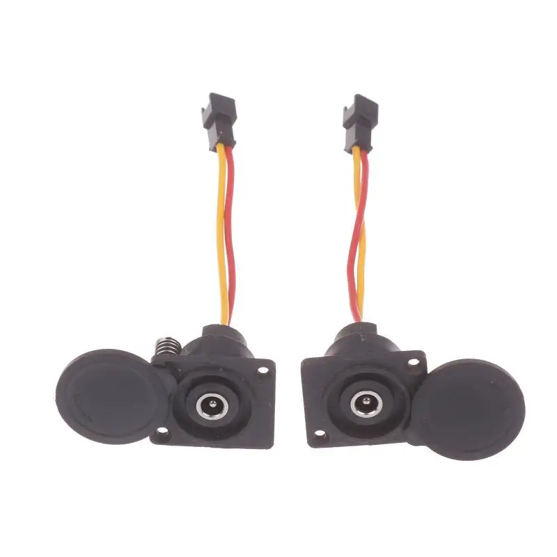 ~DC2.1/ 2.5 Electric Bicycle Charging Head Li-on Battery Output Line 36V/48V Round Male And Female Base Charger Plug Socket