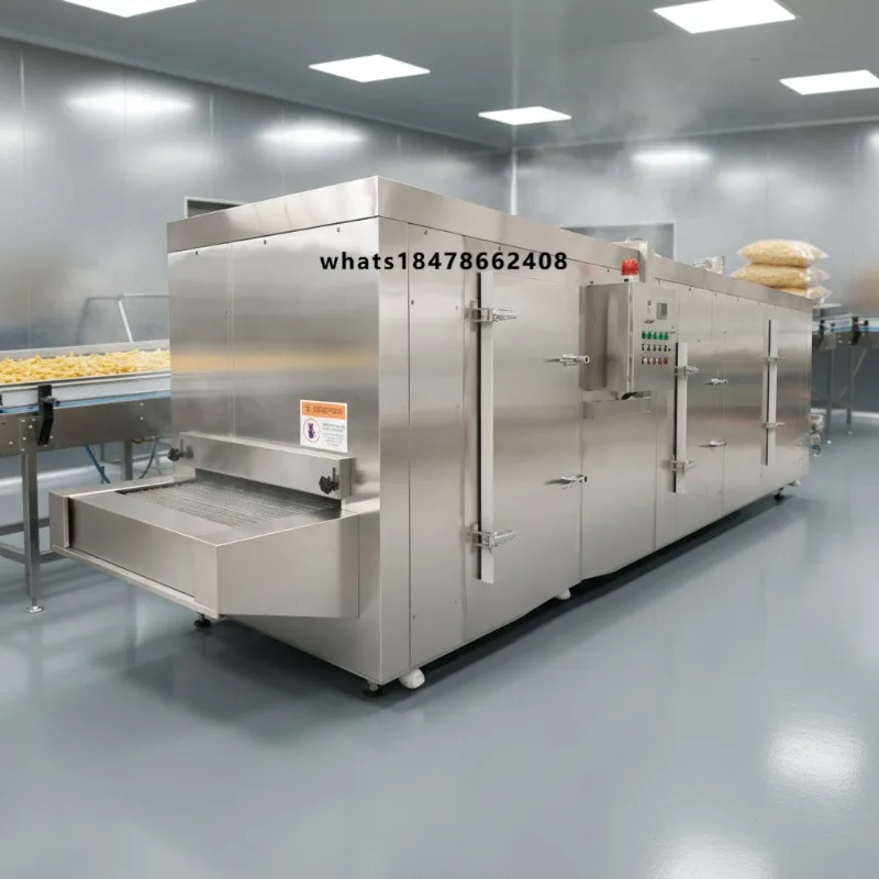 Quick-frozen food - Quick-frozen french fries and potato products - IQF tunnel  machine for rapid