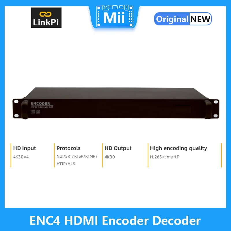 

[ENC4] HDMI Encoder Decoder 4K 1080P NDI SRT RTMP RTSP Live stream IPCam