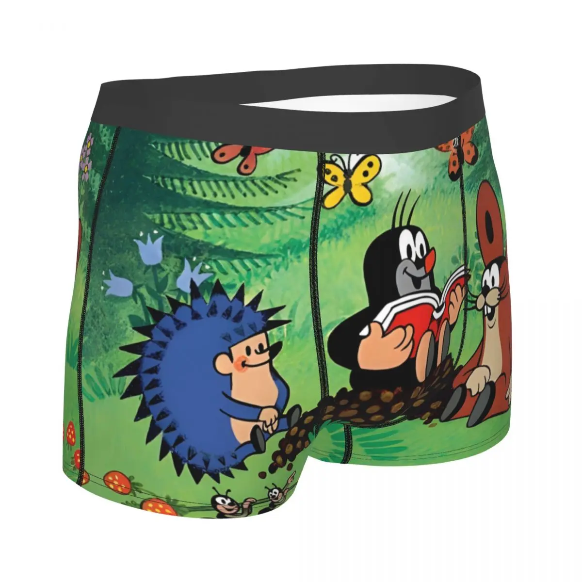 The Little Mole Reading Underpants Cotton Panties Man Underwear Ventilate Shorts Boxer Briefs