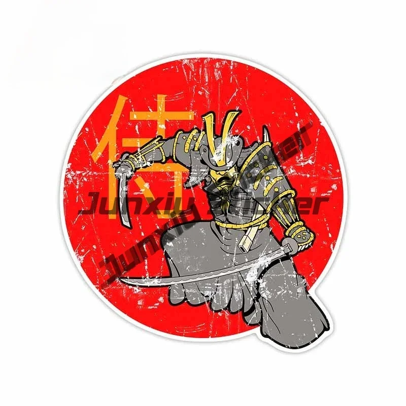 ملصقات الثقافة اليابانية اليابان الساموراي المحارب الديكور في الهواء الطلق الكتابة على الجدران ملصق PVC اكسسوارات للقوارب نمط لديكور السيارة #3
