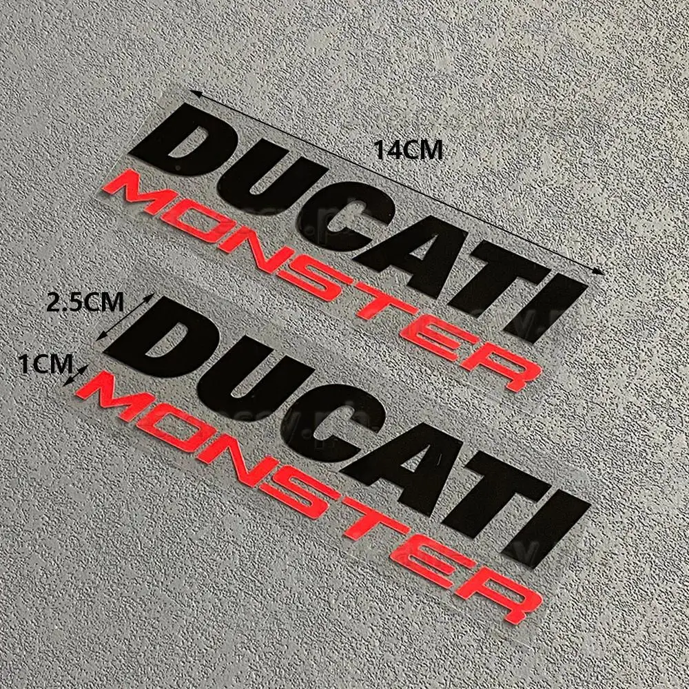 Motorcycle Side Fairing Letter Vinyl Sticker, Waterproof Fade Resistant Removable Decal for Sport Bike Exterior DIY