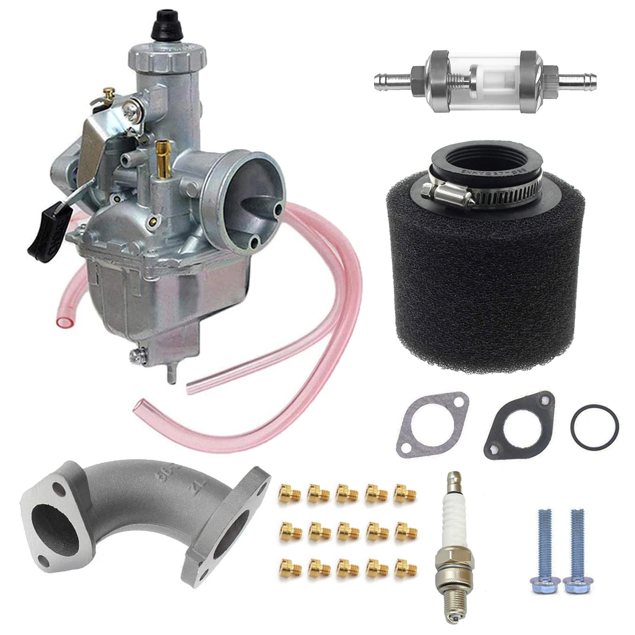 

sthus VM22 Carburetor Air Filter Intake With Oil Filter Kit For 110cc 125cc 140cc Lifan YX Zongshen Pit Dirt Bike