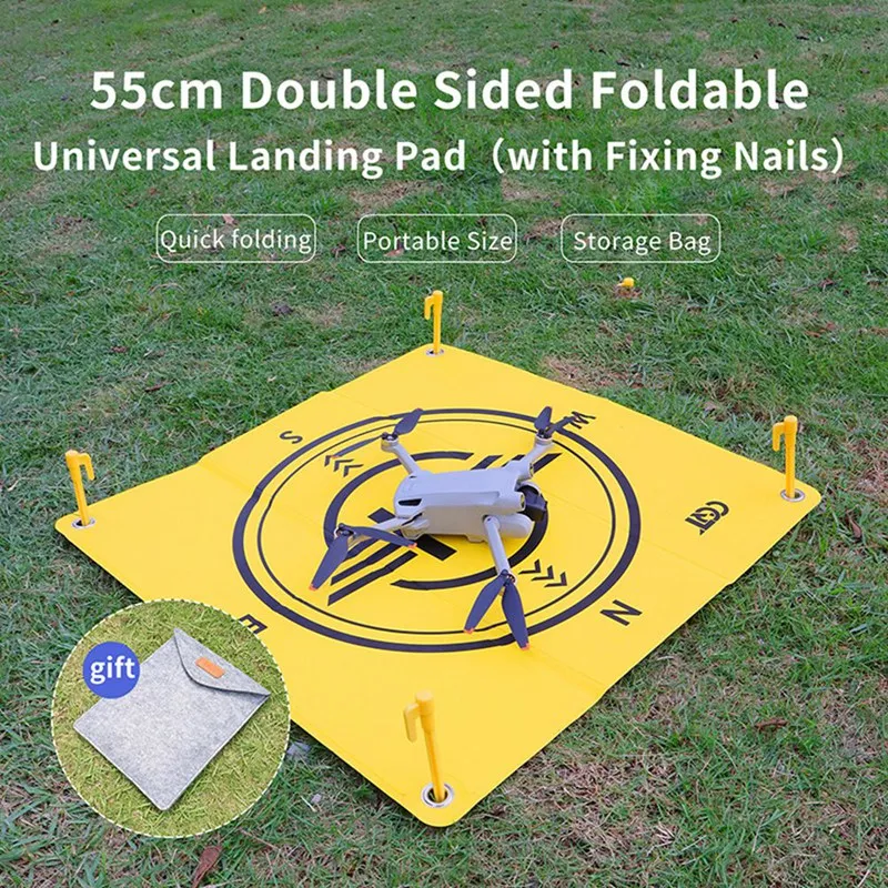 Drone Tarmac Coordinate Pad For DJI Avata 2 / 3 Pro Folding Landing Pad Aerial Coordinate Pad