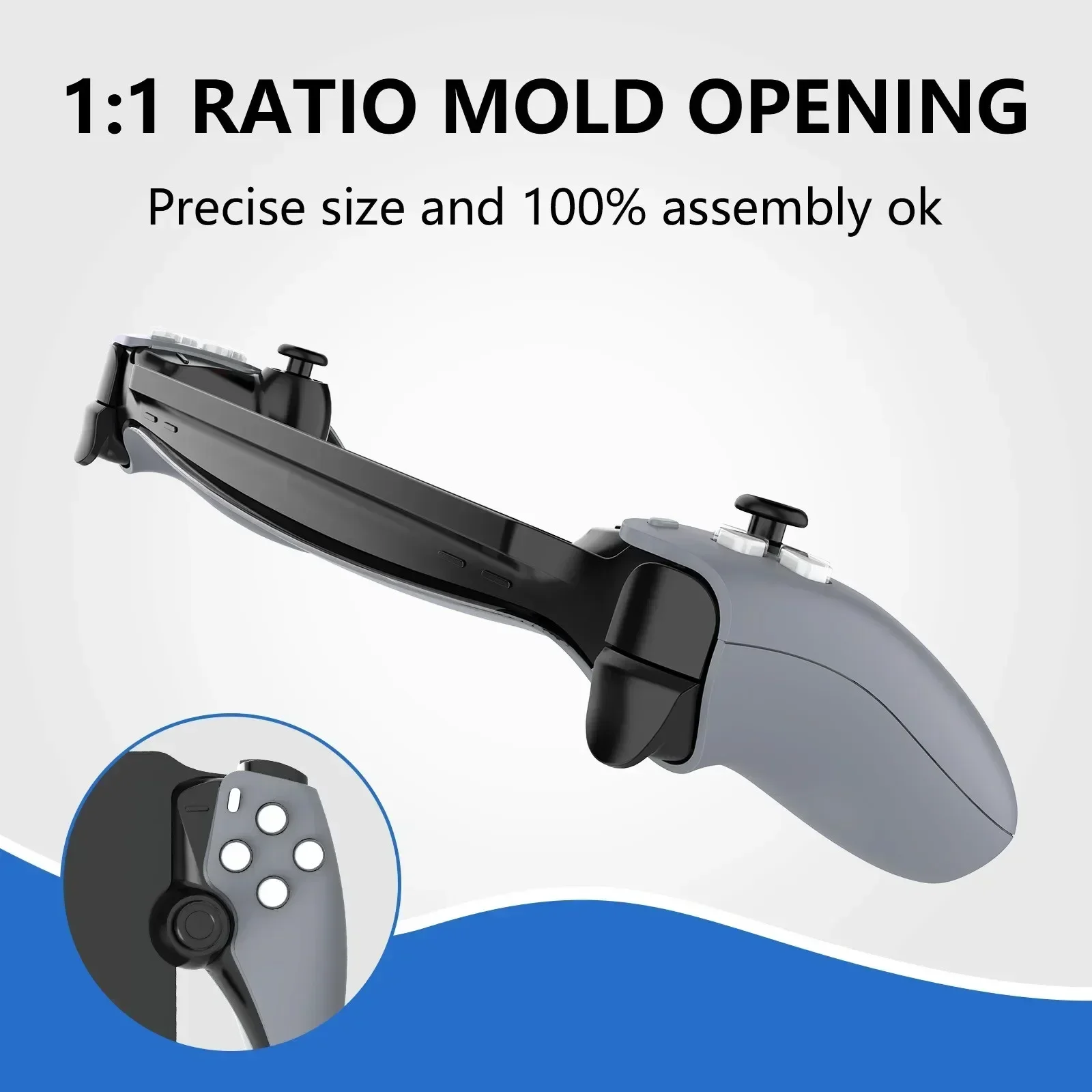 

Controller Housing Shell Case For PlayStation Portal Front Back Plate Faceplate Cover Protective Replacement Shell for P5 Portal