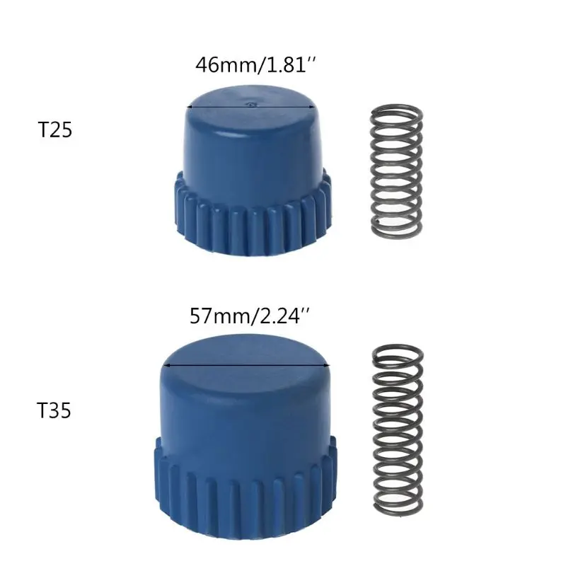 ไนลอนหัวBumpโลหะฤดูใบไม้ผลิสำหรับHusqvarna T25/T35เปลี่ยน