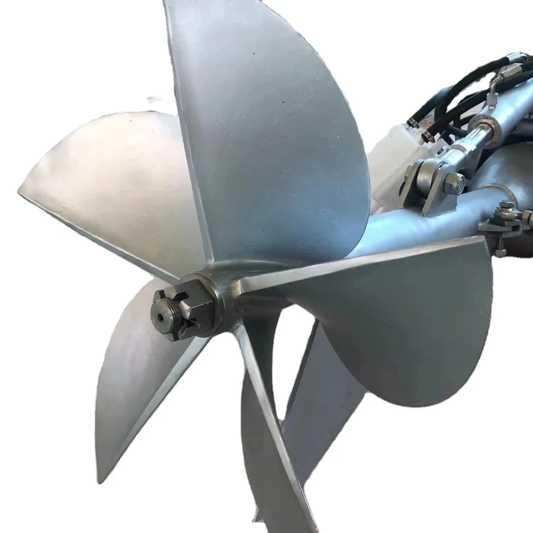 Aktiver Halbdiffus-Propeller aus Edelstahl, Außenbordpropeller, 5-Blatt-Propeller mit CCS für Schiff