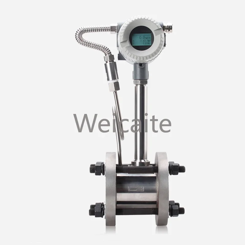 

LCD Display Digital Vortex Stainless Steel 4-20mA RS485 Vortex Flowmeter With Pressure And Temperature Compensation