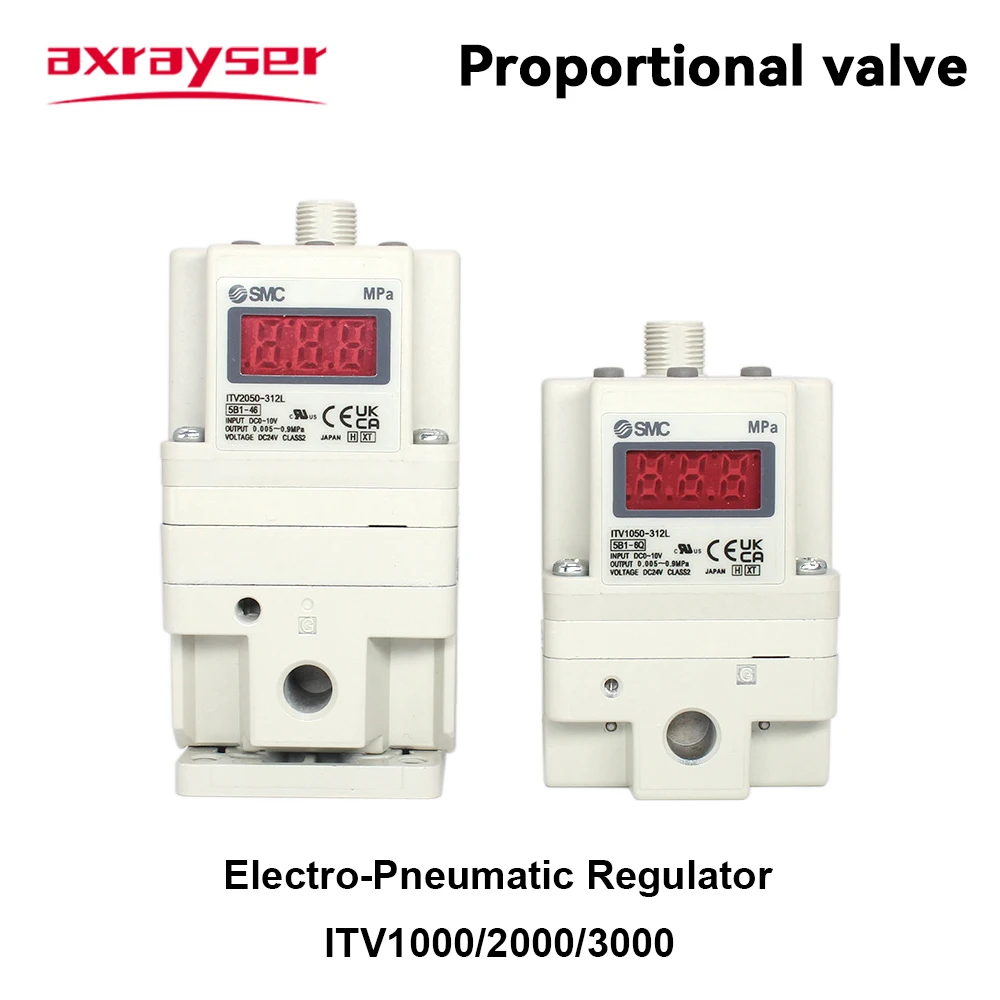 

SMC Proportional Valve ITV1050 ITV2030 ITV2050 ITV3050 Series Laser Cutting Machine Electro-Pneumatic Pressure Regulator