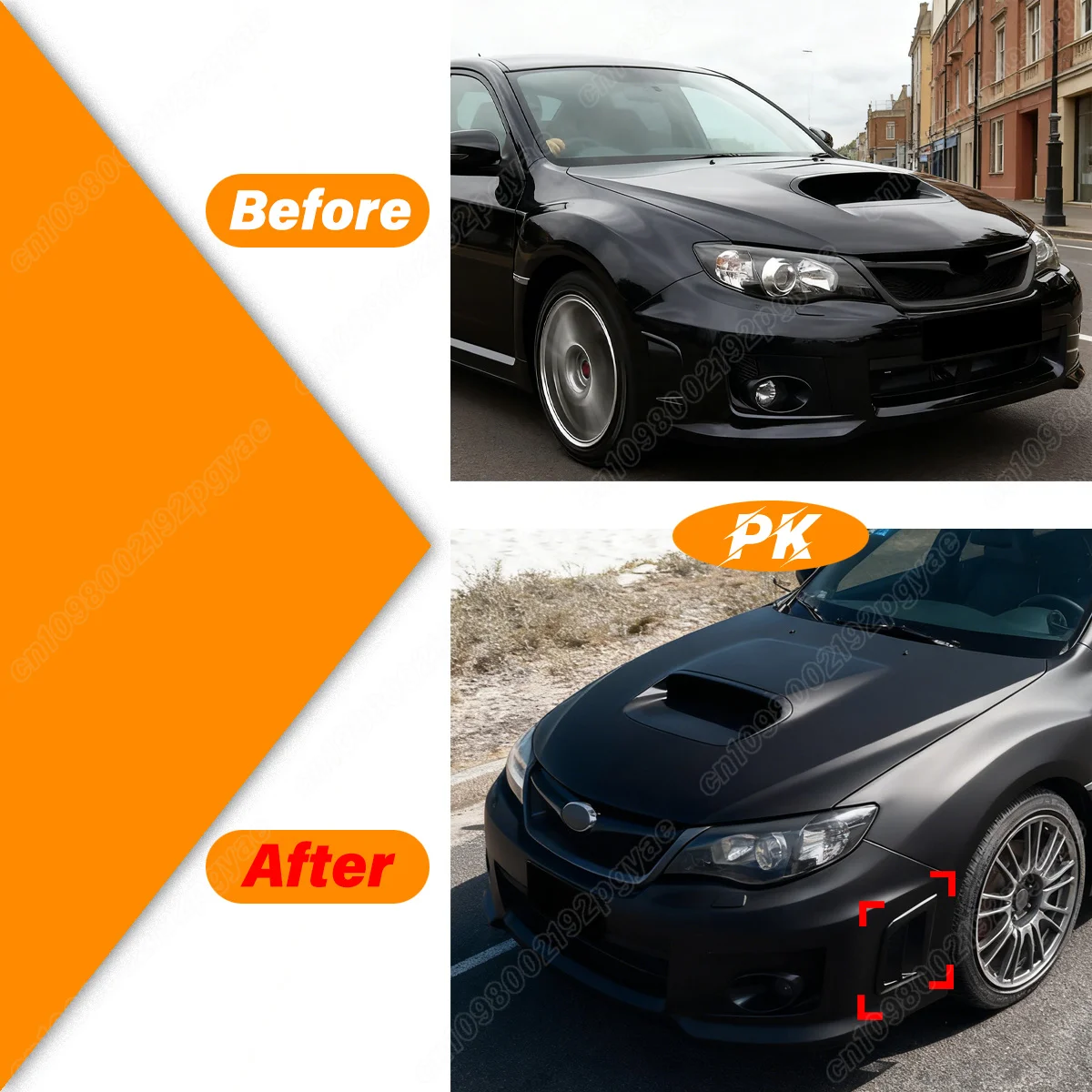For Subaru Impreza WRX STI 2008 2009 2010 2011 2012 2013 2014 Front Side Air Vent Cover Fender Intake Shroud Trim Car Body Kit - view 2