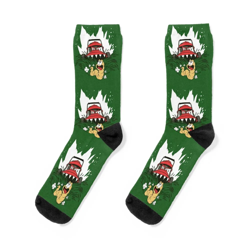 Angry lawn mower Socks Running winter thermal winter Male Socks Women's