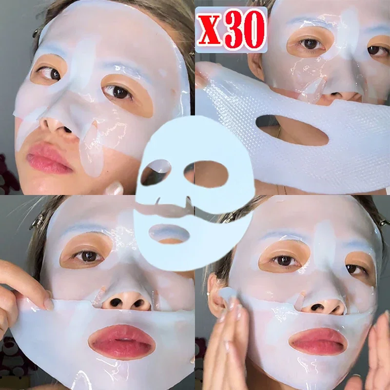 Bio Collagen Mask Skin Care Hydrating Absorbable Deep Moisturizing Overnight Mask Brighten Firming Shrink Pore Smooth Face Masks