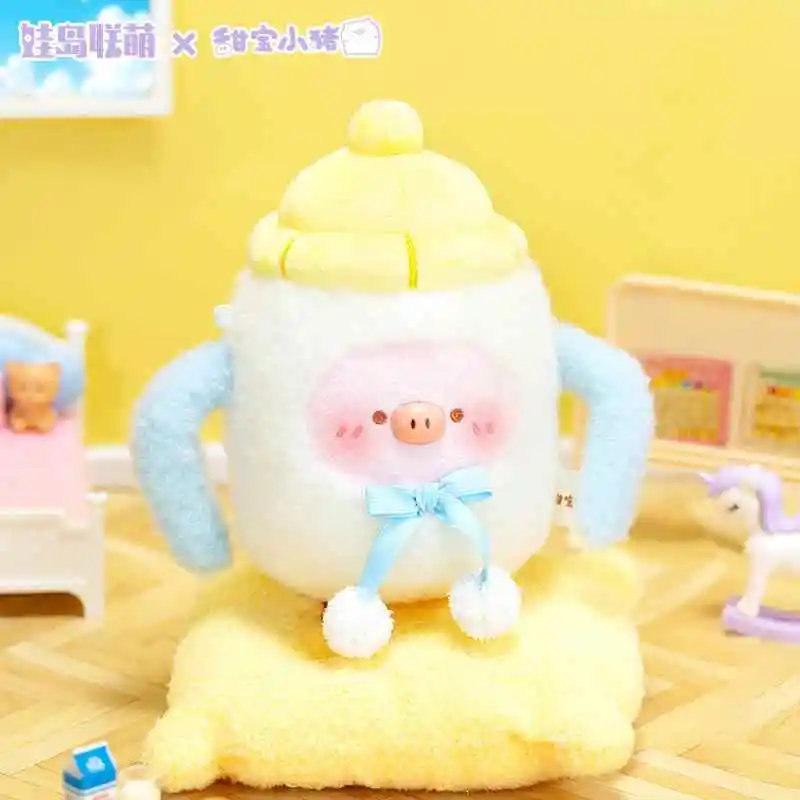 KKV Sweet Treasure Pig Sweet Dreams Series Lint Blind Box Guess Bag Mystery Box Toys Doll Cute Anime Figure Ornaments Collection