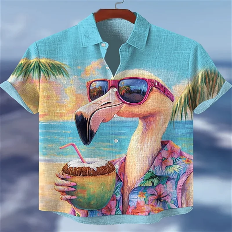 

Retro Summer Cartoon Anime Cat Theme Short Sleeve Shirt For Men 3d Printing Short Sleeve Tops Cat Man Shirts