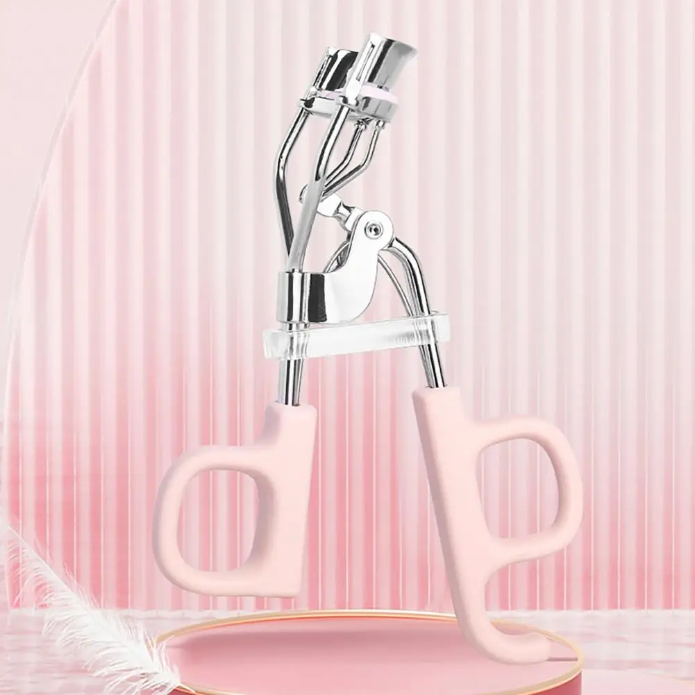 Short Eyelash Curler Precision Eyelash Curler with Ergonomic Handle Volumizing Lash Curler Tool Natural Long-lasting for Women