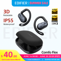 Edifier Comfo Flex True Wireless Bluetooth Earphones Open-ear Headphones Bluetooth 5.4 Ear Hooks Earphone,Hi-Res Audio,IP55