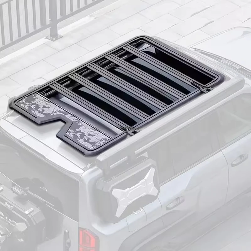 

Высококачественный внешний аксессуар: внедорожный багажник на крышу из алюминиевого сплава для BYD Leopard 5