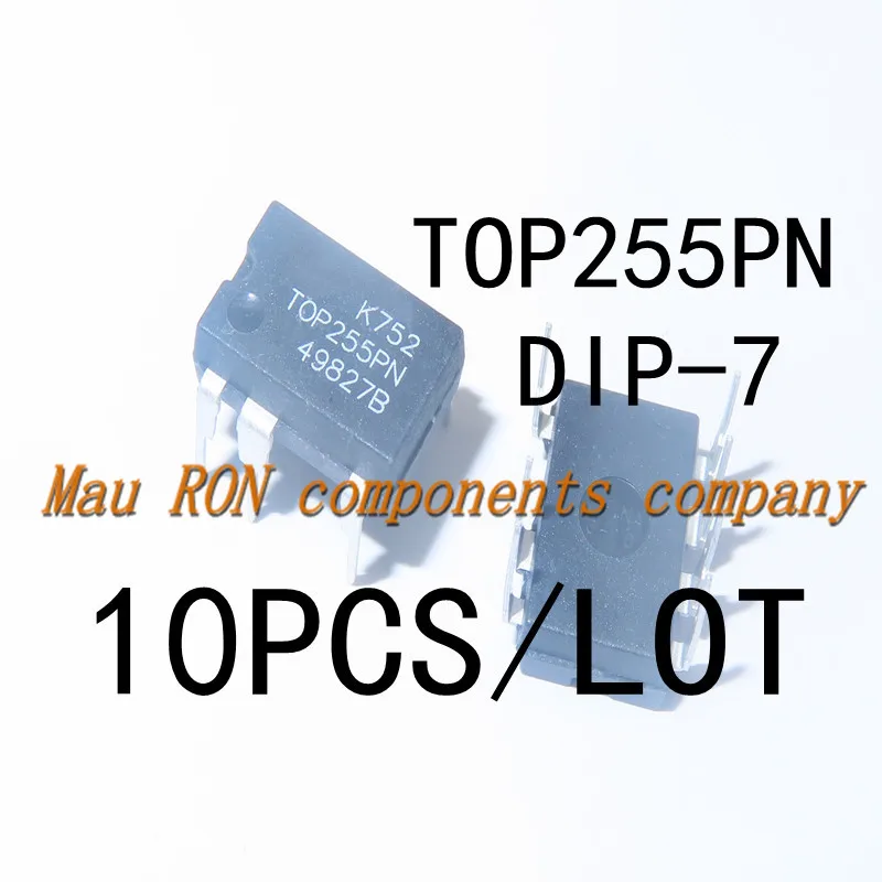 10PCS/LOT TOP255PN TOP255 DIP-7 power management chip  New In Stock