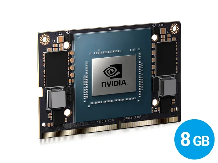 AI developer board 8GB Nvidia Jetson Xavier NX module view 6
