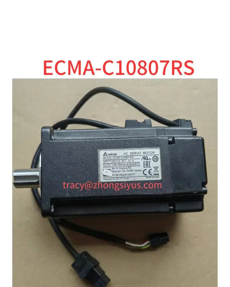 Second-hand  motor ECMA-C10807RS 750W function package