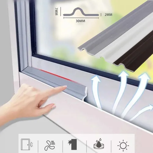 자체 접착식 창문 도어 씰 스트립, 날씨 방풍 방음 어쿠스틱 폼, 슬라이딩 도어 윈도우 코튼 씰, 도어 갭 필러