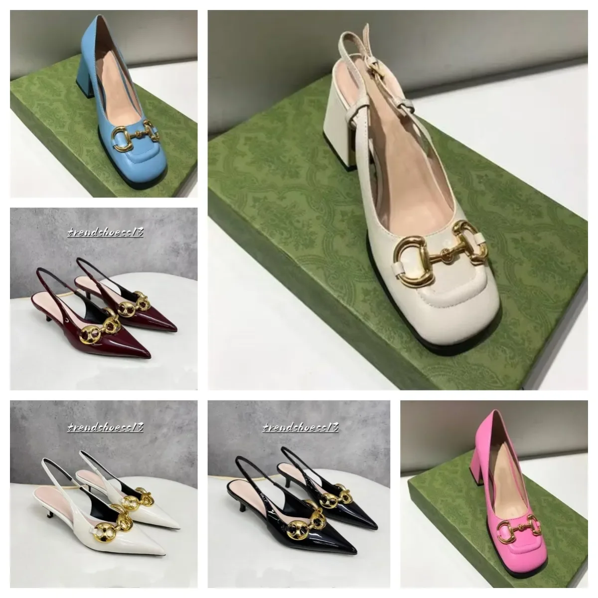 

2026 Designer High Heels Slingback Pumps with Square Leather Shoes Summer Sandals Causal Sexy Mules Shoes Best Quality dress sho