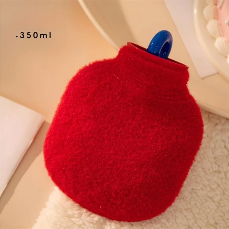 

2025 The New Hot-selling Simple Retro Hot Water Bottle Keeps Warm in Winter Plush Warm Water Bag Hand Warmer Portable