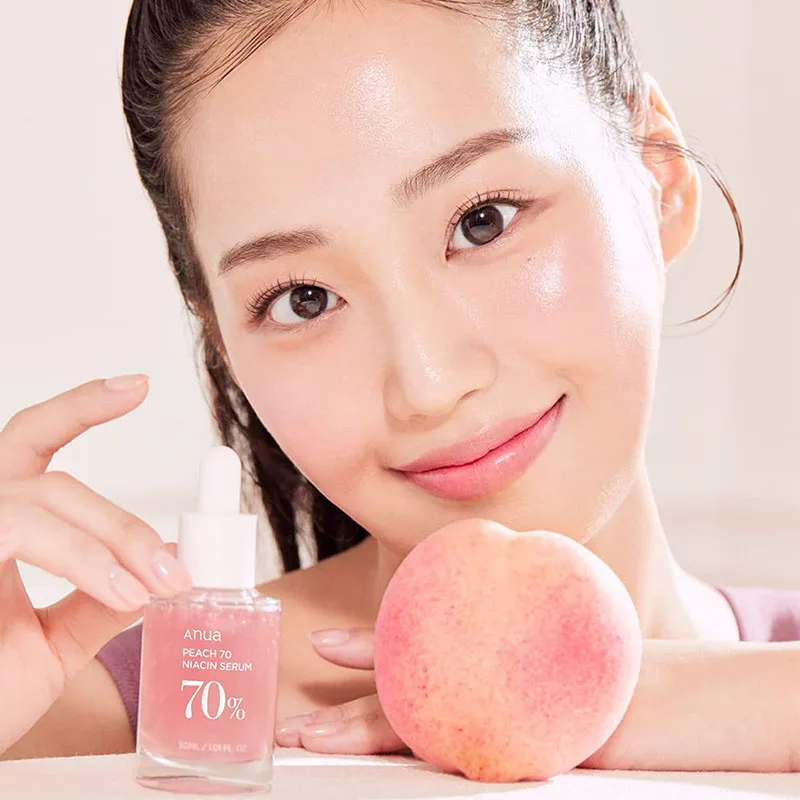 

Peach and Nicotinamide essence Moisturizing and hydrating Shrink pores Skin Brightening Facial essence 30ml Skin care