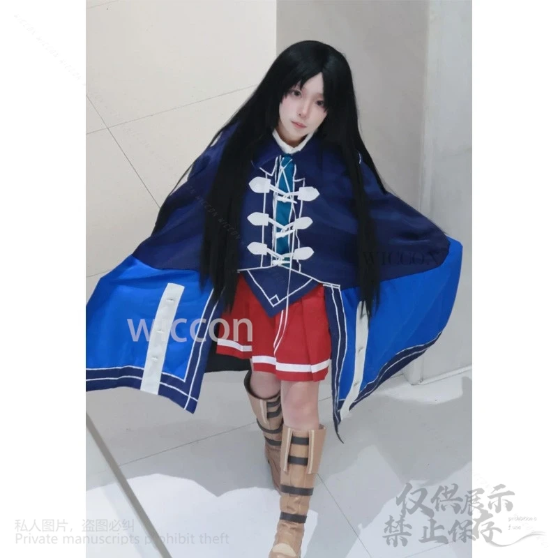 Аниме Mushoku Tensei Jobless Reincarnation Косплей Nanahoshi Shizuka Костюм Накидка Униформа Платье Парики Маска Для Женщин Индивидуальные