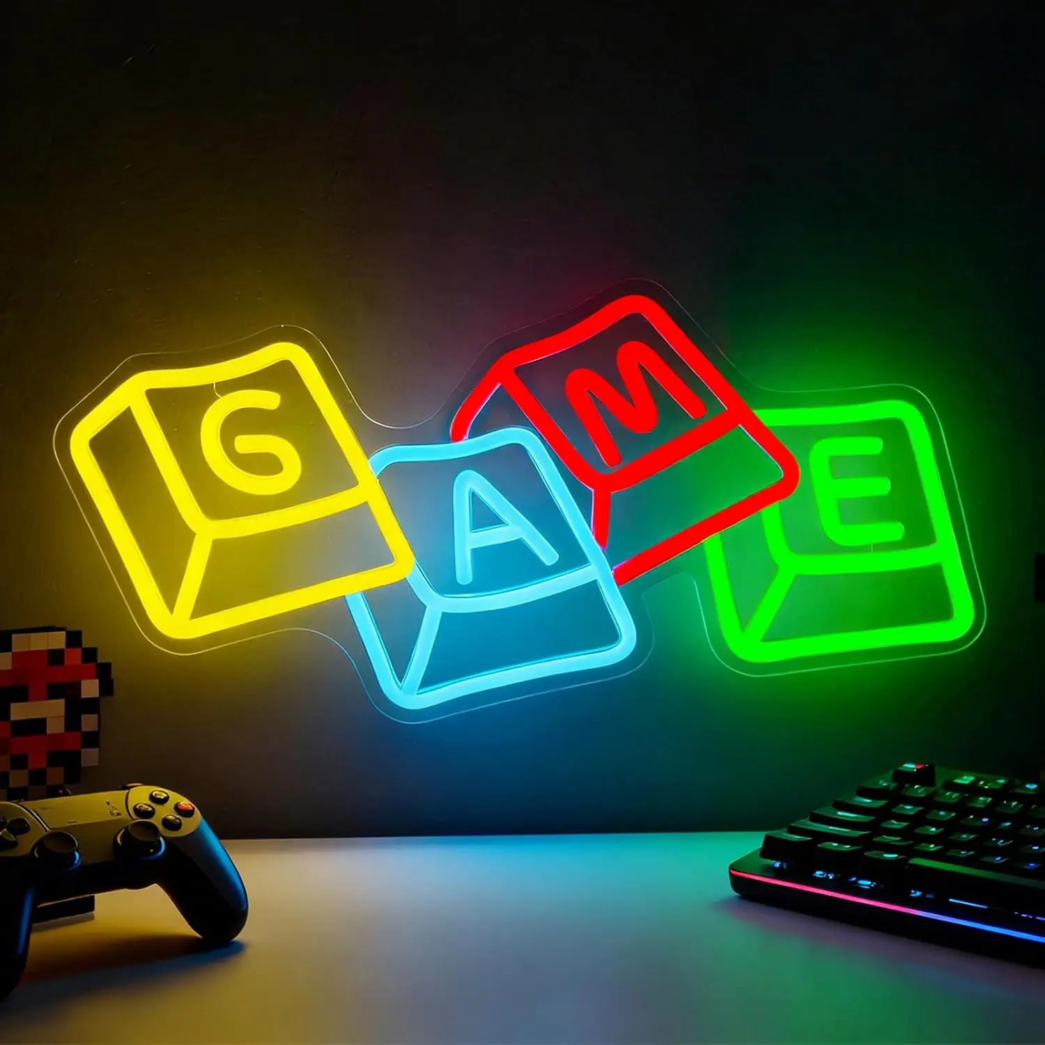 

Gamer Neon Sign Art Wall Light USB LED Neon Light for Gaming Room Bar Party Club Bedroom Decoration neon personalizado Gift