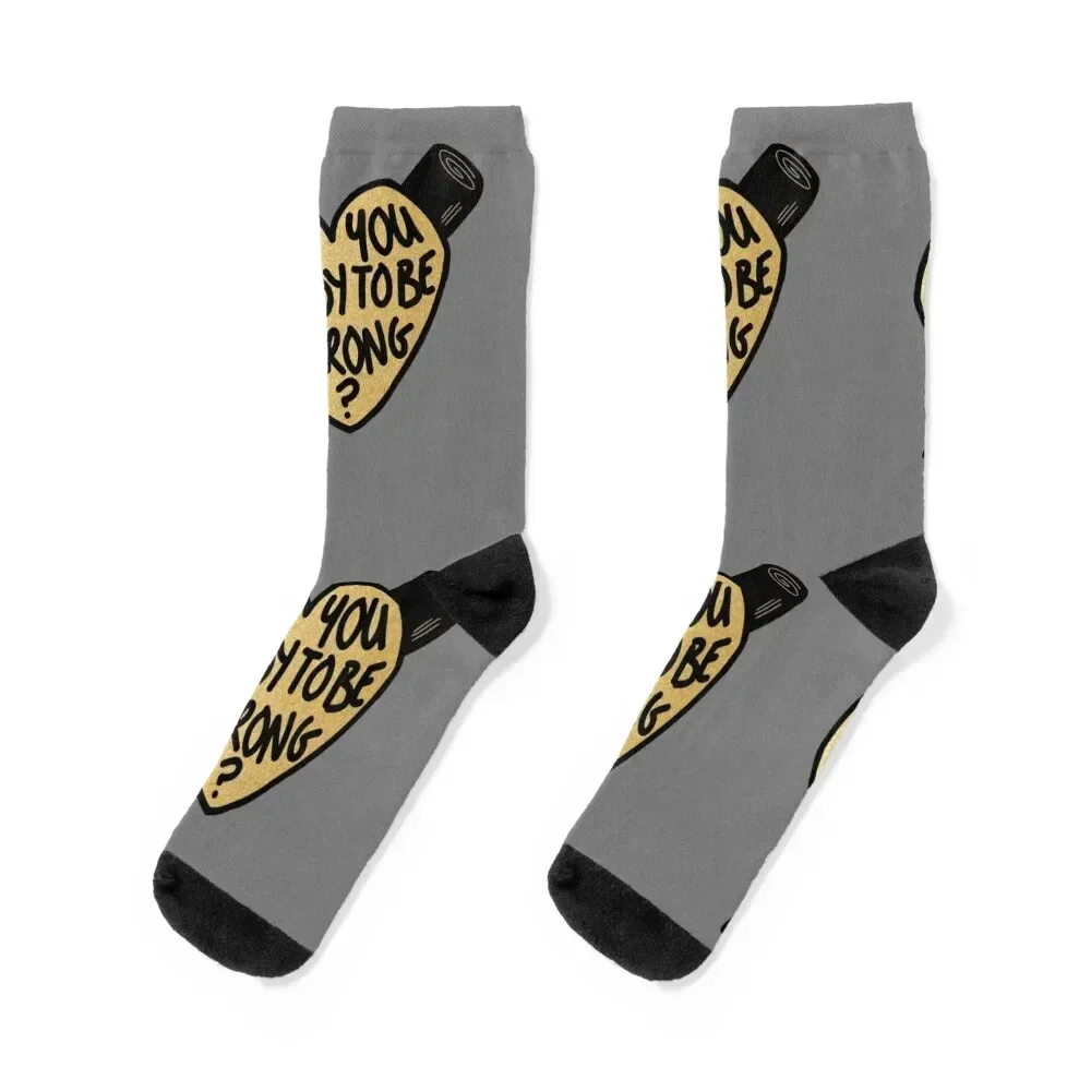 

Buffy Ready To Be Strong Slay Heart Socks gym funny gift Rugby Socks Male Women's