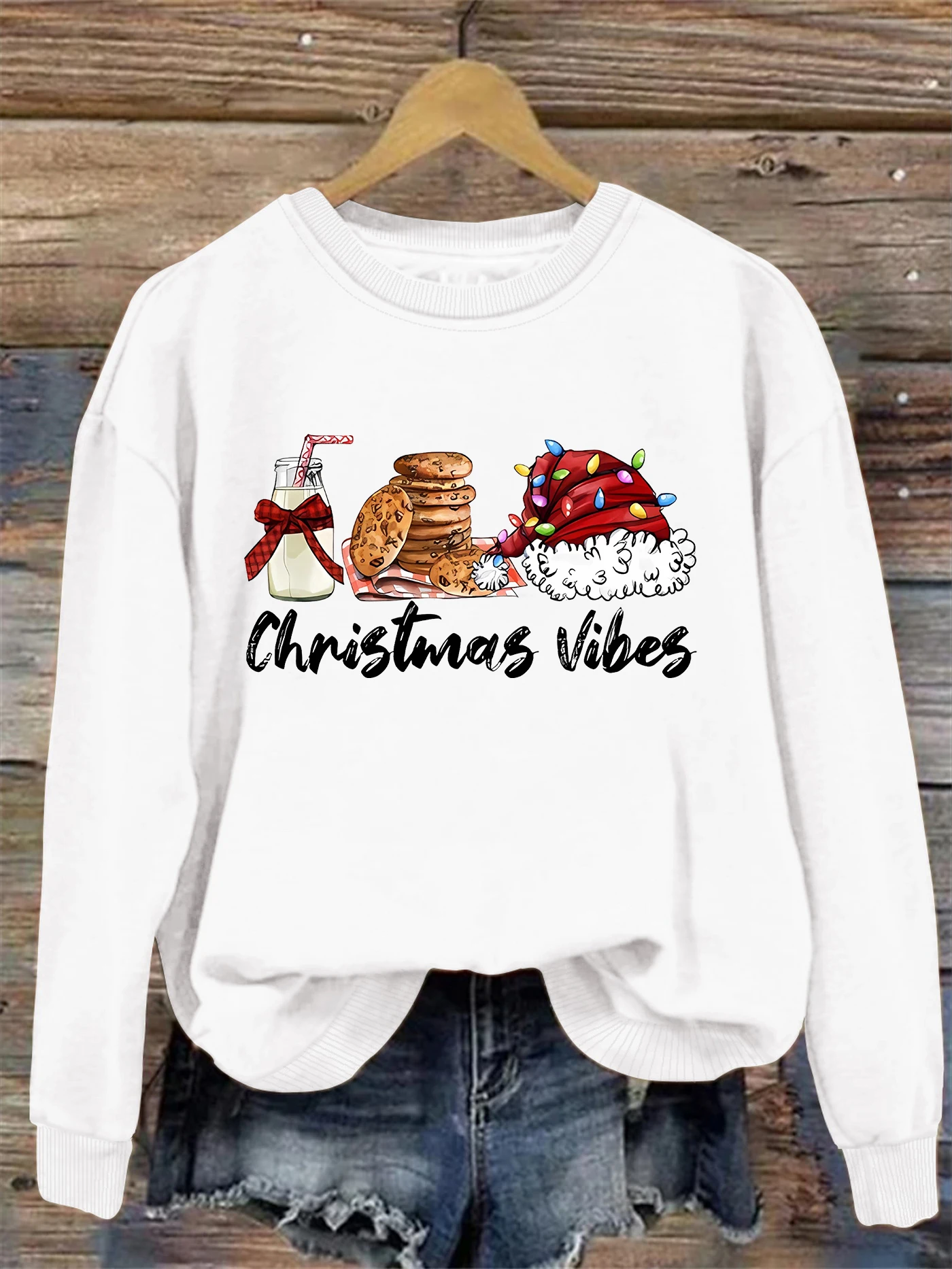 

letter print sweatshirt, crew neck casual sweatshirt for winter & fall, women's clothing.