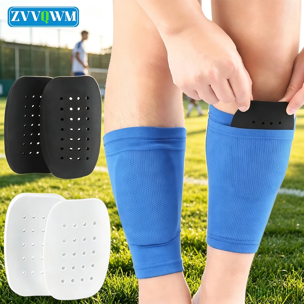 1/2/3 Paar EVA-Fußball-Schienbeinschoner, einsetzbare Schienbeinplatten mit atmungsaktiven Löchern, Sport-Schutzausrüstung für Fußballtraining und Spiele