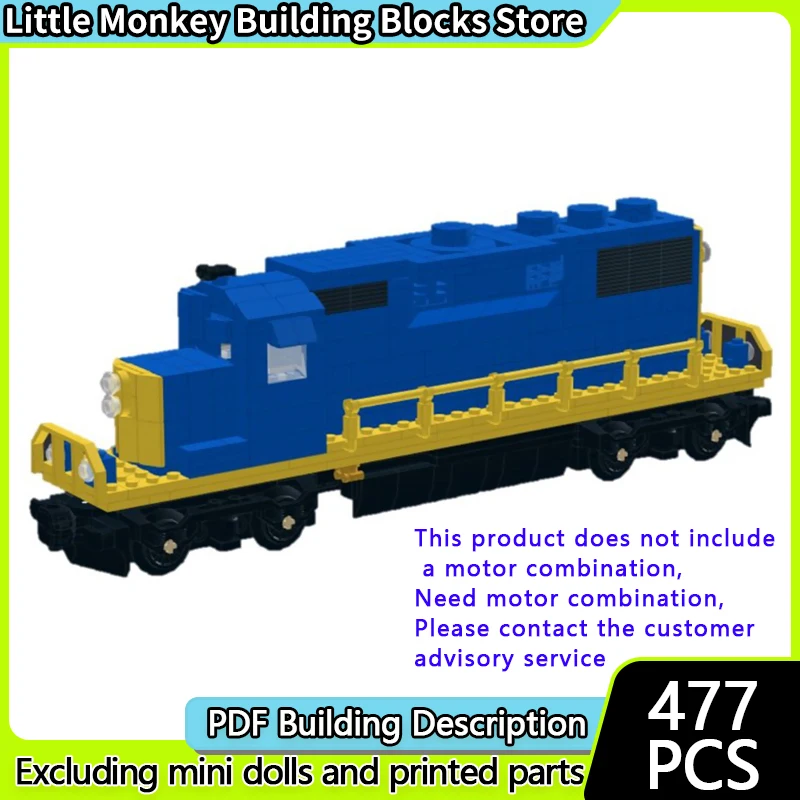 ตัวต่อโมเดลรถไฟดีเซล GP40-2 ยอดนิยม ของเล่นประกอบสำเร็จรูป เทคโนโลยีโมดูลาร์ ของขวัญวันหยุดสำหรับเด็ก