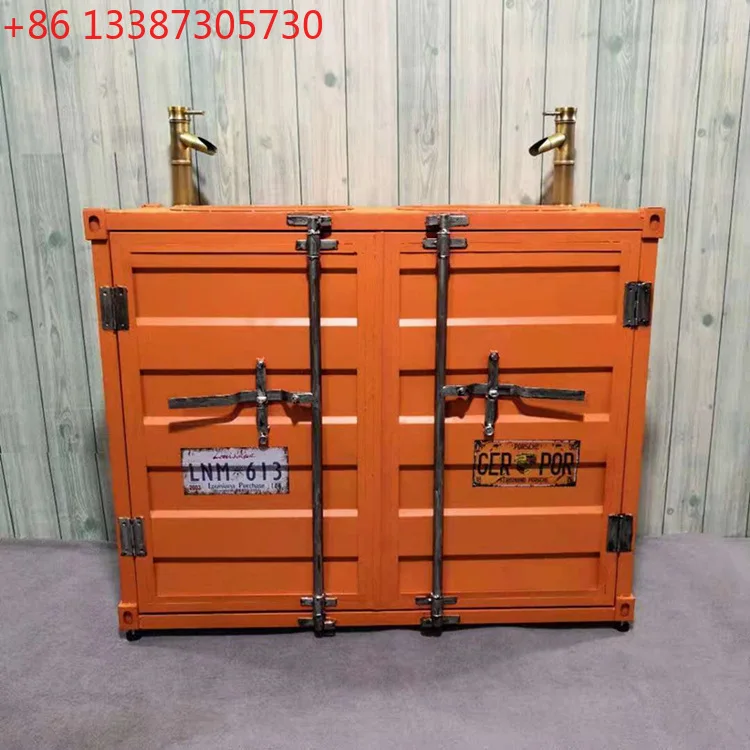 

Industrial style retro wash basin, container wrought iron wash basin, personalized creative wash basin