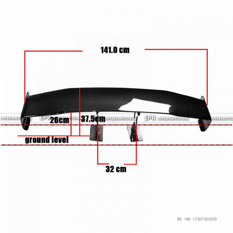 

Hot for Toyota 86 Subaru BRZ carbon fiber modification parts GT rear Varis style track spoiler