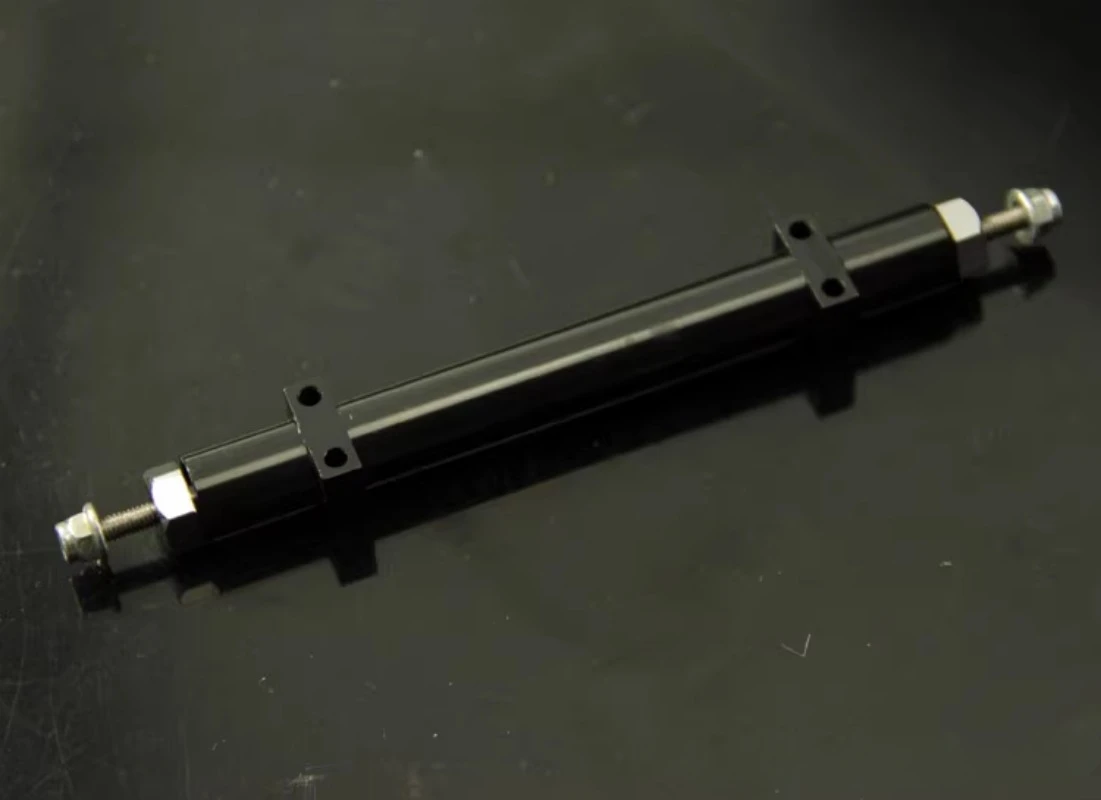 Eje trasero de Metal sin alimentación de 140mm para camión Tamiya RC 1/14, remolque volquete Scania 770S R470 Benz Actros Volvo MAN LESU, piezas de bricolaje