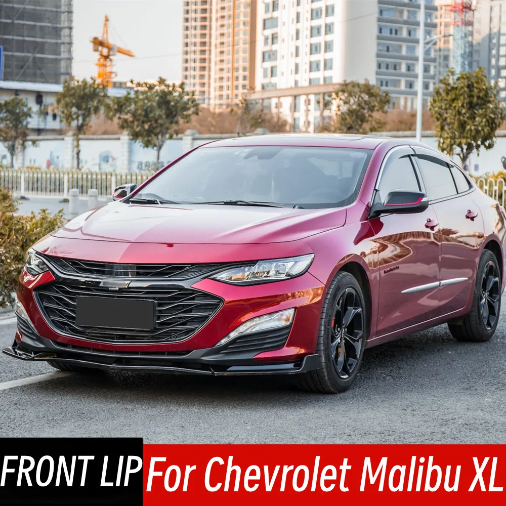 

Для Chevrolet Malibu XL 2016-2024: Передний бампер, сплиттер, накладка-спойлер, диффузор, защита, тюнинг-аксессуар для экстерьера автомобиля