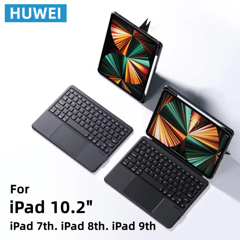 Magic Keyboard für iPad 10. Generation 2022, iPad Pro 11 2021, iPad 9./8./7. Generation, Air 5, Air 4, Pro 12.9 6./5./4. Generation Hülle