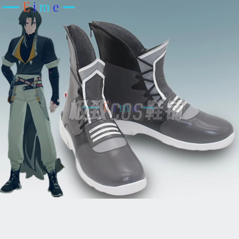 

YeShiyuan Cosplay Shoes Game Zenless Zone Zero Cosplay Halloween Boots Custom Made Big Size PU Leather Shoes