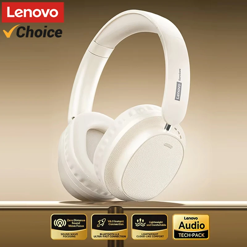 Lenovo LS105 Bluetooth Headset Wireless Gaming Headset High-Quality Sound ENC Noise Cancelling Low Latency Deep Bass with Mic