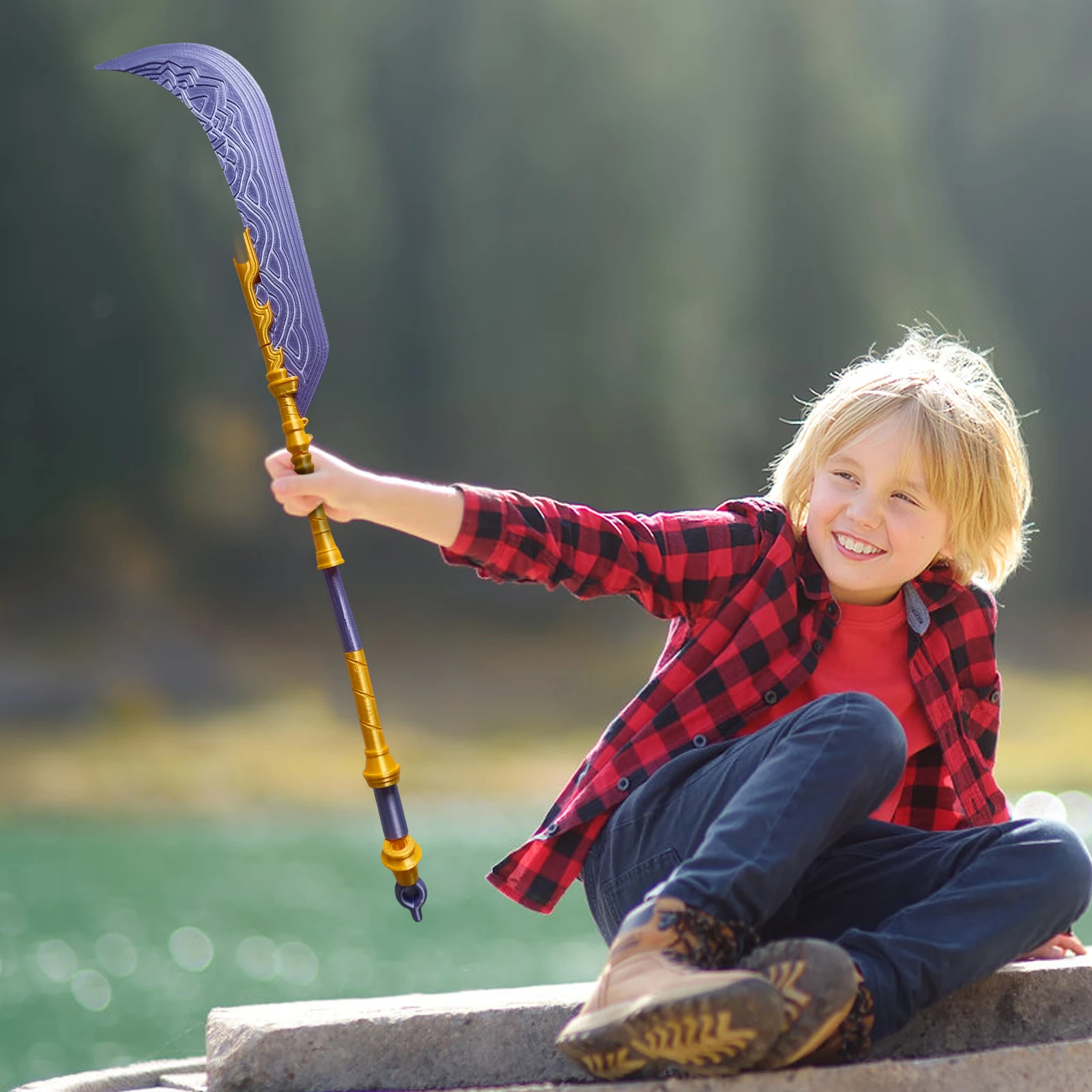 Tenues Kpop pour hommes et femmes, jeu de rôle démon, chasseurs, épée, accessoire de Cosplay, accessoires de Costume de carnaval d'halloween