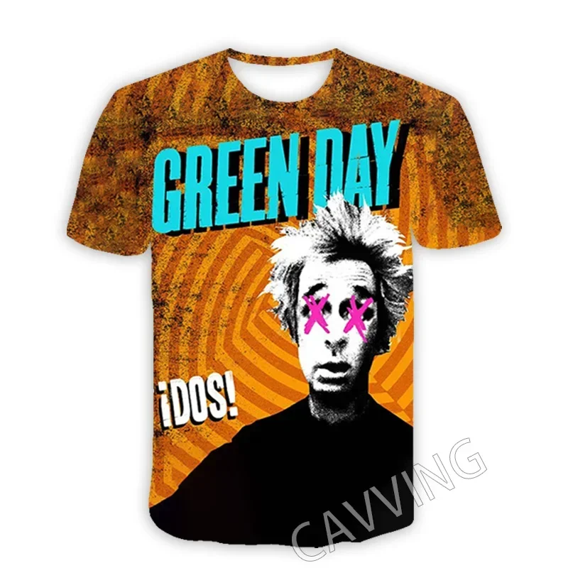 Green Day  Rock  3D Printed  Casual T-shirts Hip Hop Tee Shirts Harajuku Styles Tops Fashion Clothing  for Women/men