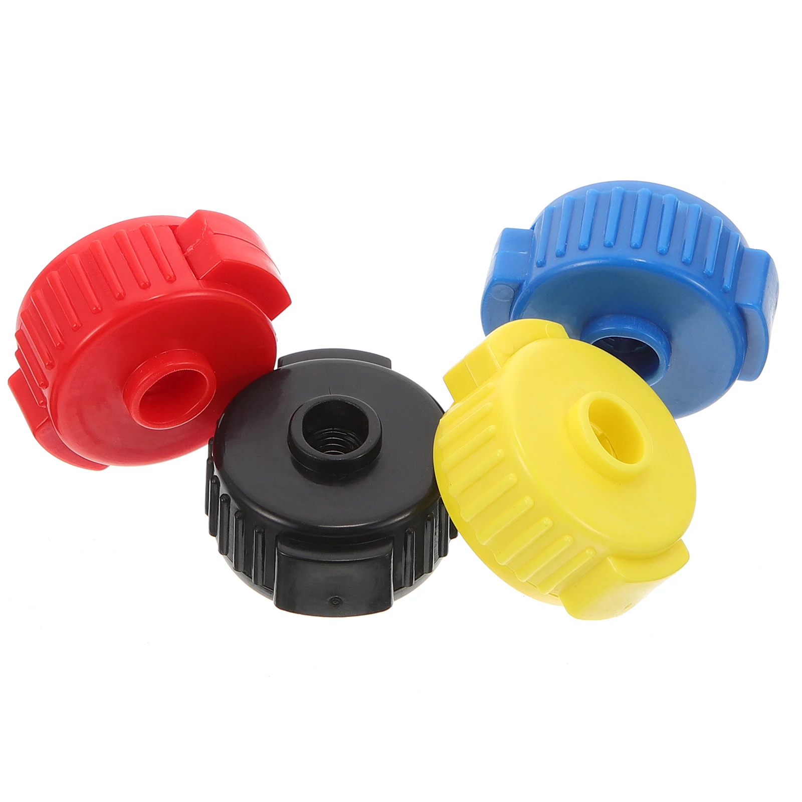 

4 Pcs Quick Release Hat Drum Nuts Cymbals Cap Replacement Accessories Assembly Plastic Parts Stand Fixing