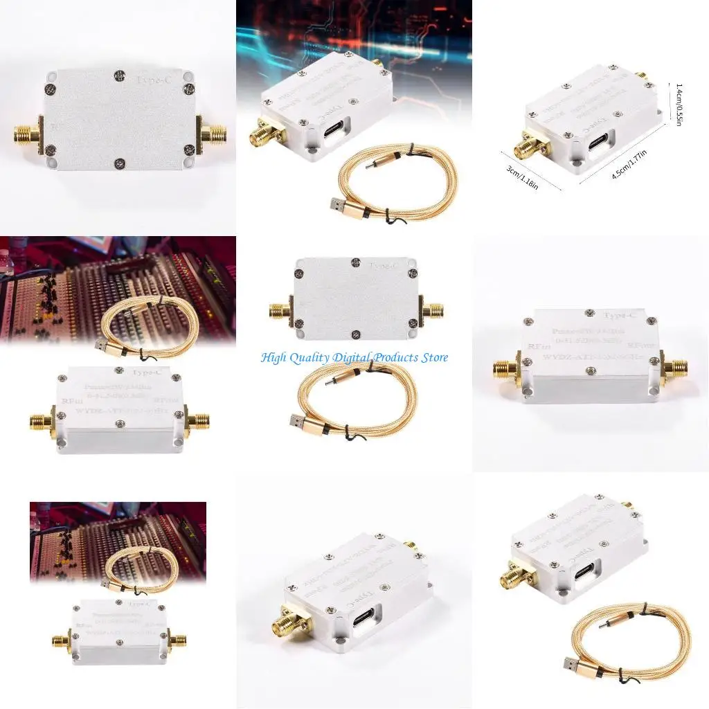 

U2JE RF Attenuator 10MHZ- 6GHz RF Attenuator Control 30DB for Singal Receiver System Wide Applications