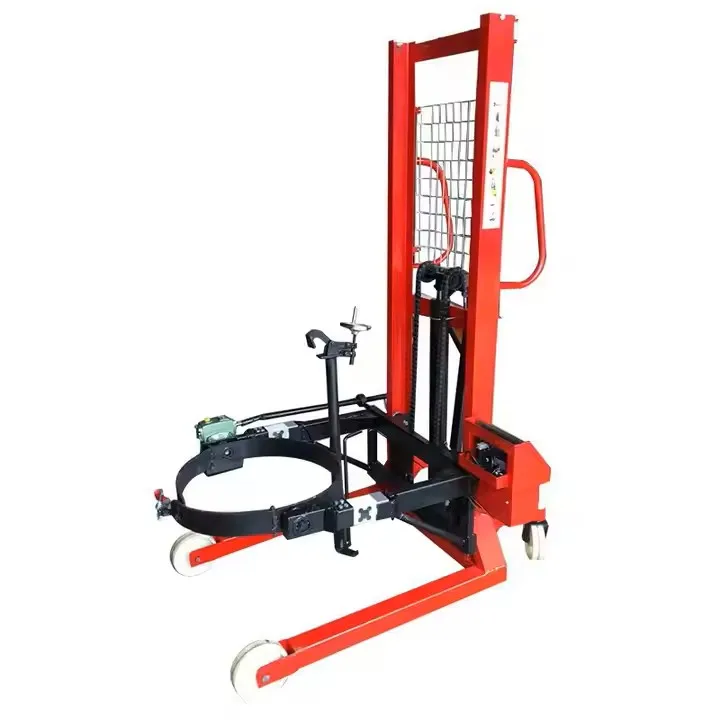 

Factory Customized Giant-Move Manual Oil Barrel Stacker Truck 400Kg 250Kg Capacity 180 Degree Drum Tilter 500Kg 1600Mm Home Use