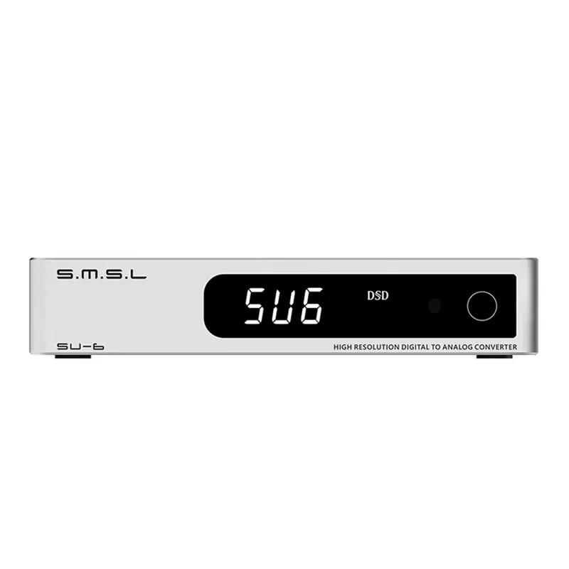 Декодер SMSL SU-6 ES9038Q2M OPA1612*4 32 бит/768 кГц DSD512 Bluetooth 5,0 SU6 настольный мини-аудио ЦАП с дистанционным управлением