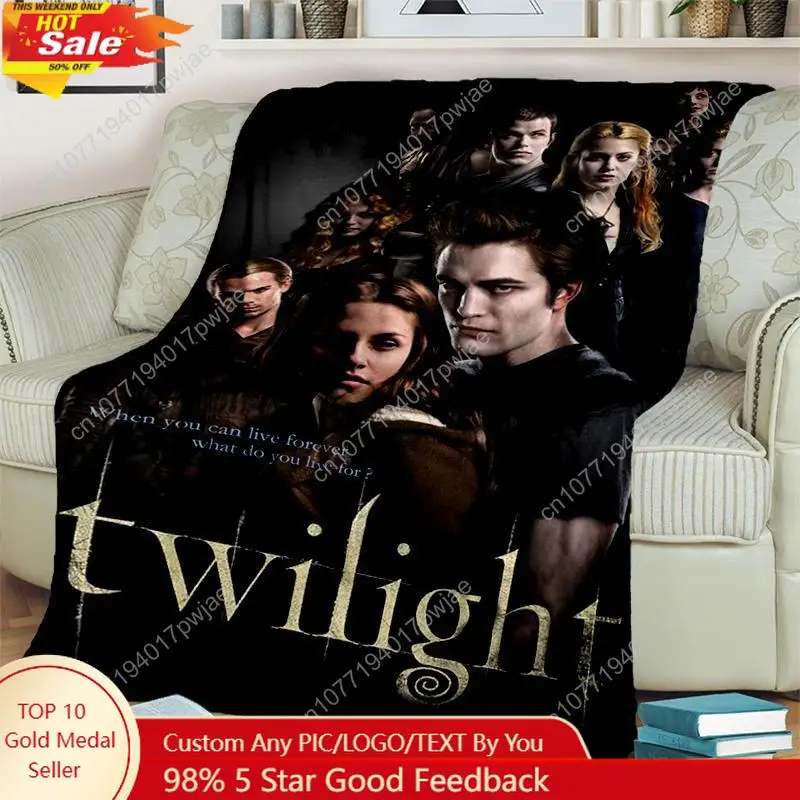

3D Printing The Twilight Saga HD Blanket,Soft Throw Blanket for Home Bedroom Bed Sofa Picnic Travel Office Cover Blanket Kids