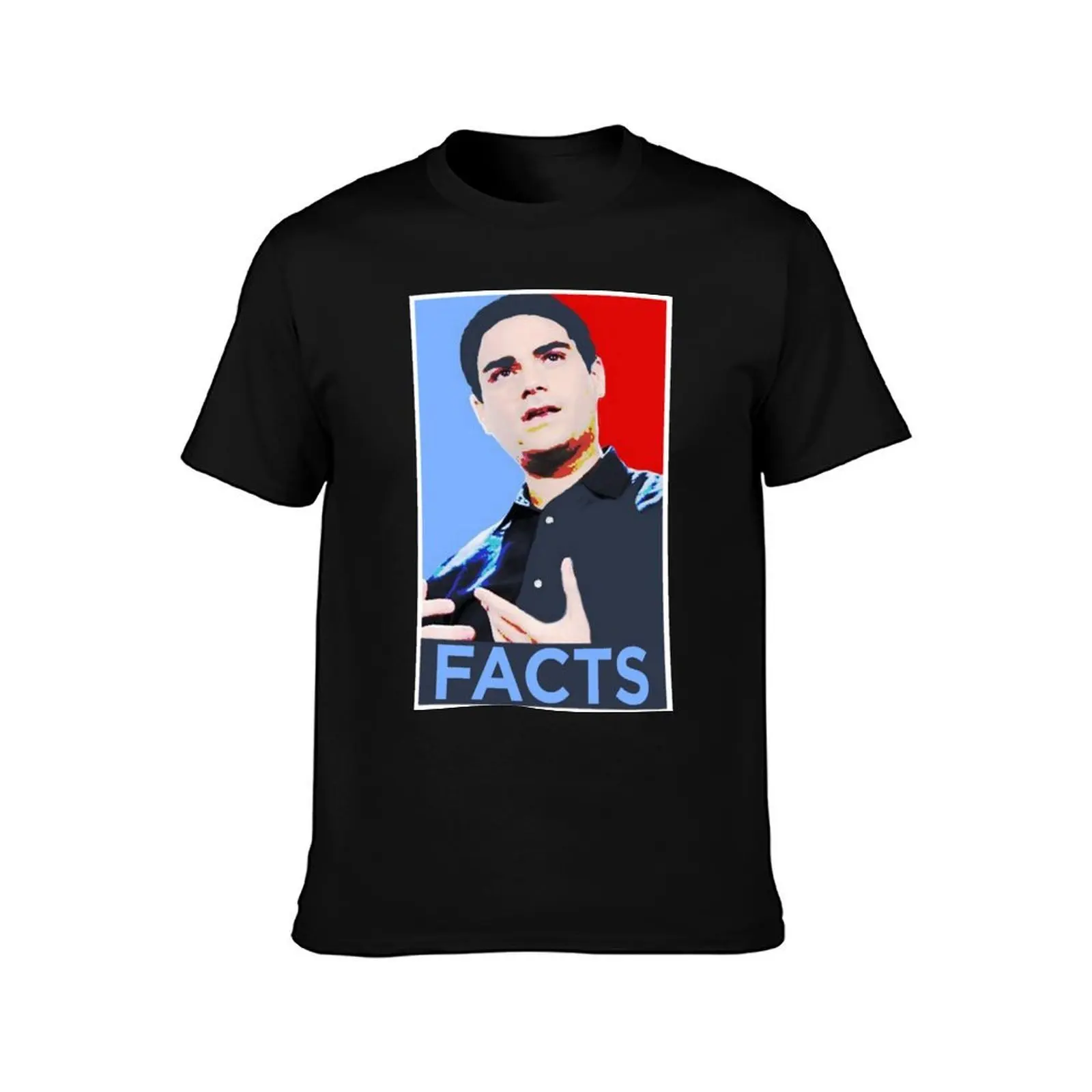 Ben Shapiro 2024- Facts T-Shirt, Summer Casual Cotton Tee, Oversized Streetwear Tops, Vintage Graphic Print, Unisex Men Women