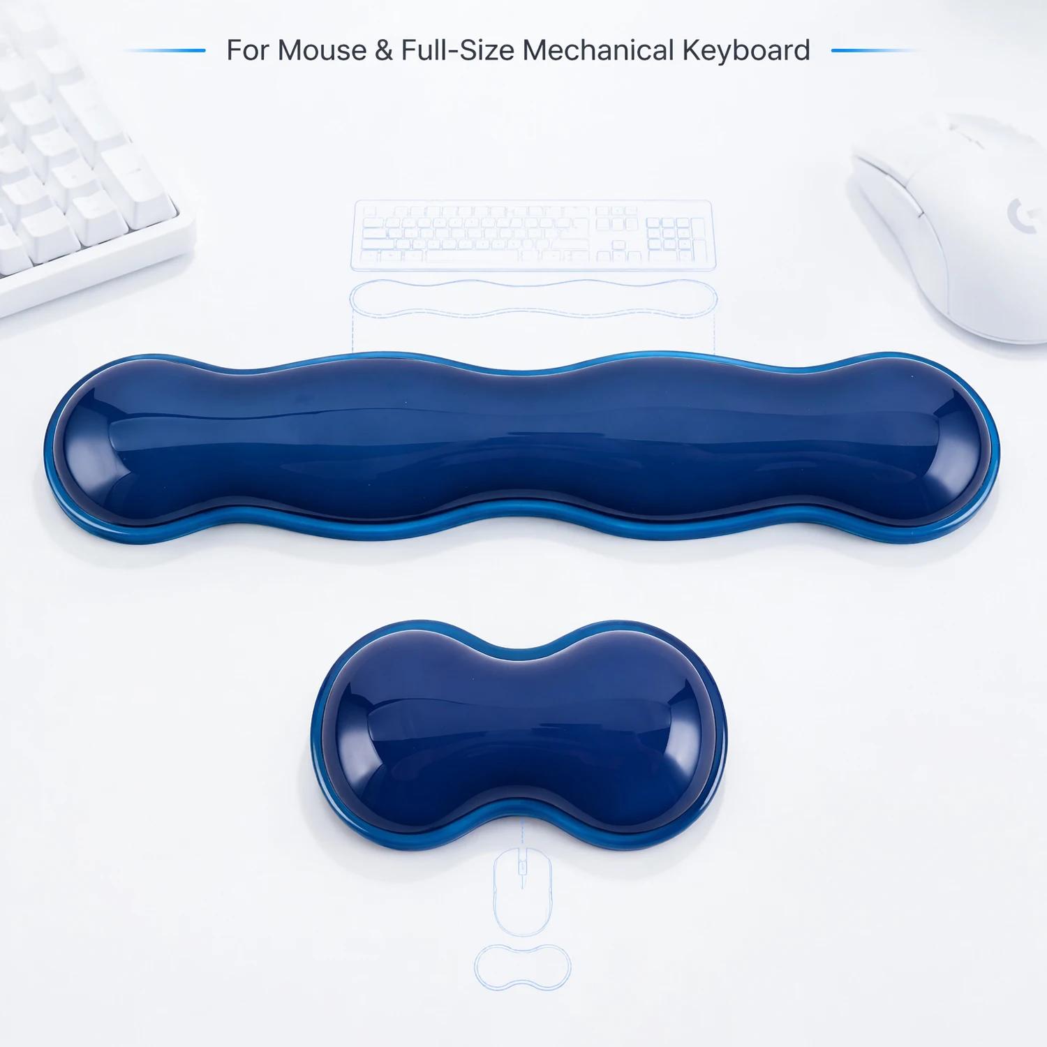 مسند معصم مريح على شكل سحابة ل - مراجعة Wrist Rest Gel وسعره